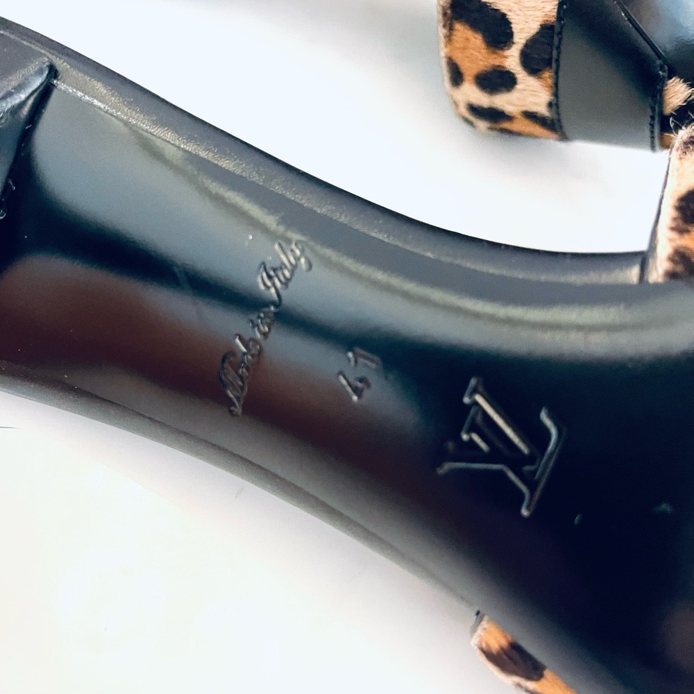 NWT RARE AUTHENTIC LOUIS VUITTON LEOPARD REVIVAL MULE FULL SET - Picture 6 of 8